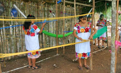 Город майя Тулум, деревня майя и купание в сеноте