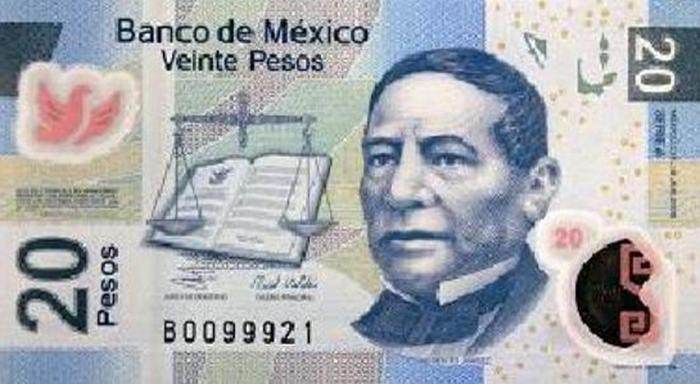 Двадцать мексиканских песо